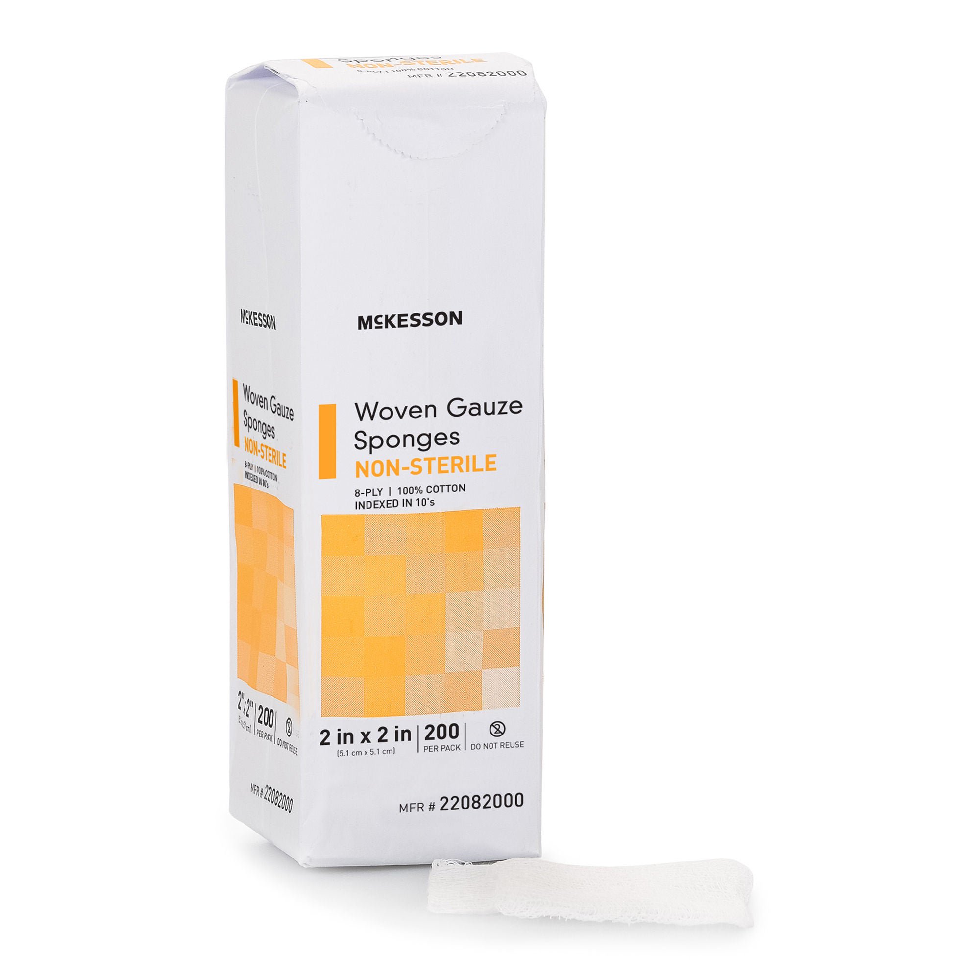 McKesson Gauze Sponge, 2 x 2 Inch, Eight-Ply