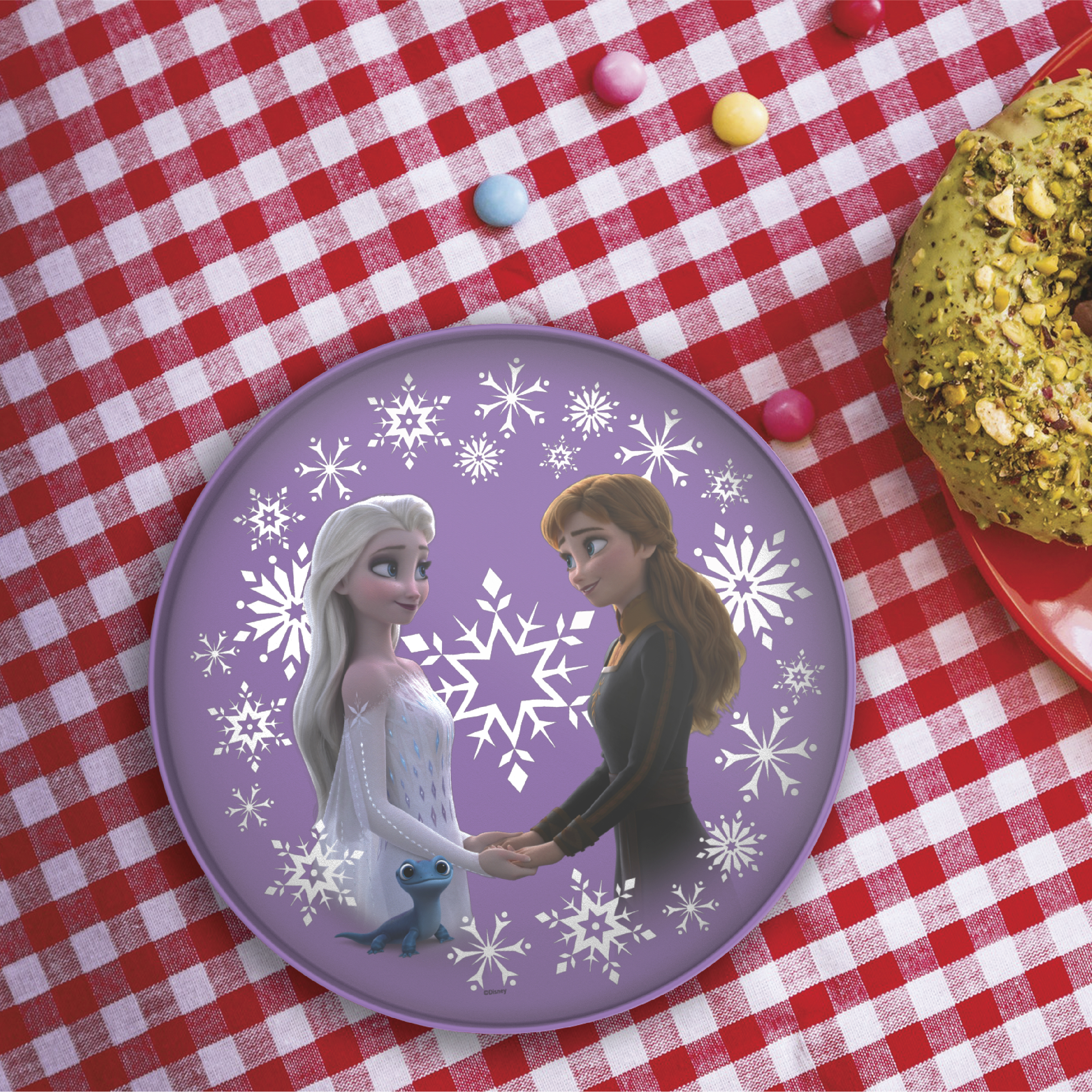 Disney Frozen 2 Movie Kids Dinnerware, Anna and Elsa, 2-piece set slideshow image 5