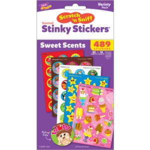 Sweet Scents Stinky Stickers&reg; Variety Pack, 480 ct
