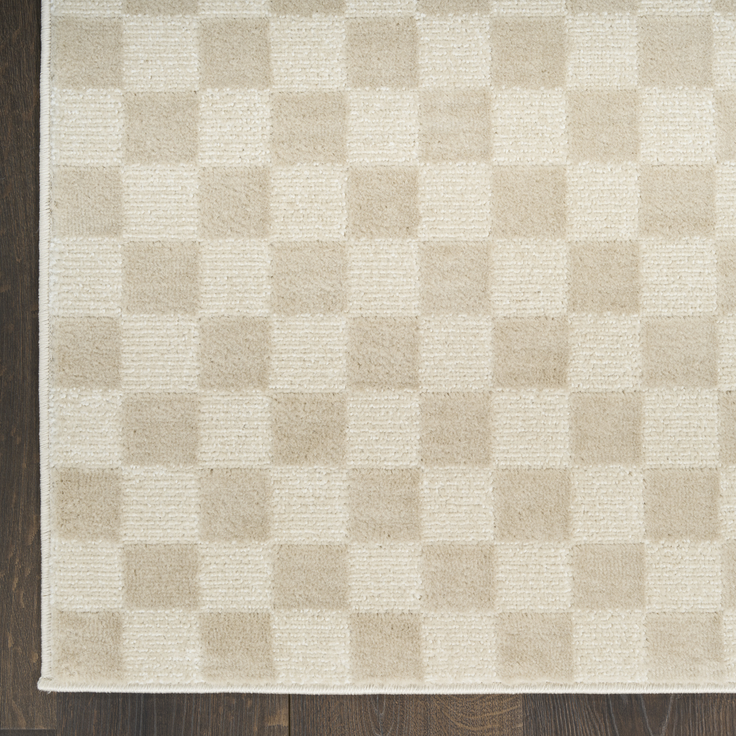 Nourison Serenity Home 9' x 12' Beige Modern Indoor Rug