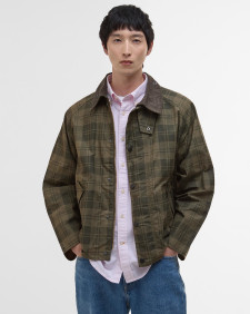 Transport Check Casual Jacket Olive Check