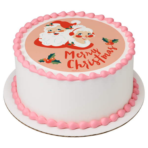 Merry Christmas Santa PhotoCake® Edible Image®