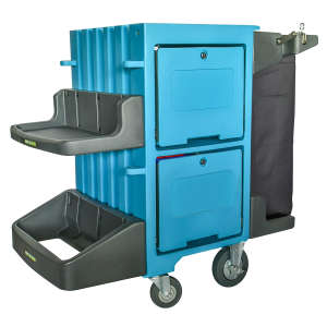 Hillyard, Trident, Housekeeping Cart, Blue