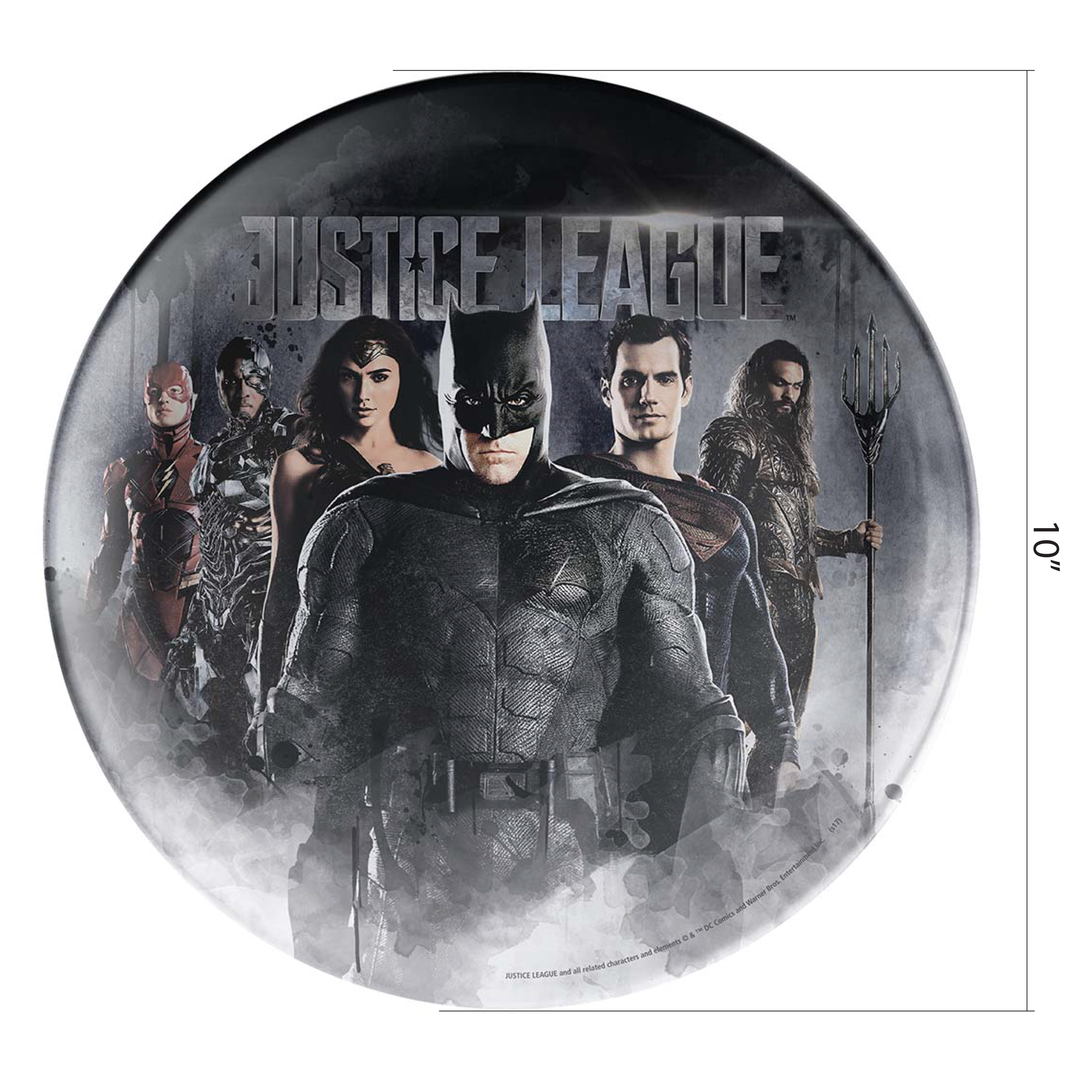 DC Comics Kids Plate, Justice League slideshow image 3 DC Comics Kids Plate, Justice League slideshow image 3