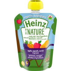 Heinz by Nature Organic Baby Food - Apple, Squash, Carrot & Prune Purée image