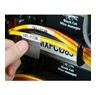 Self-Laminating Marker, White, Dimension (Inches): 1 W x 1.25 H in