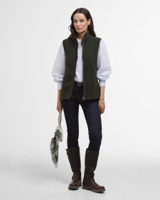 Country Colton Fleece Gilet Sage