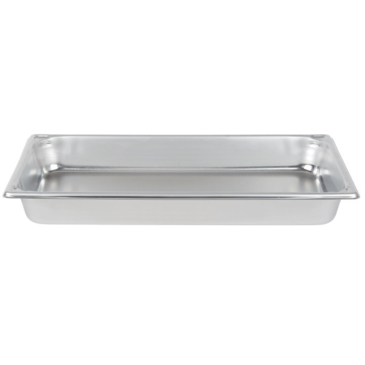 Full-size 2 ½-inch-deep Super Pan® heavy-duty stainless steel steam table pan