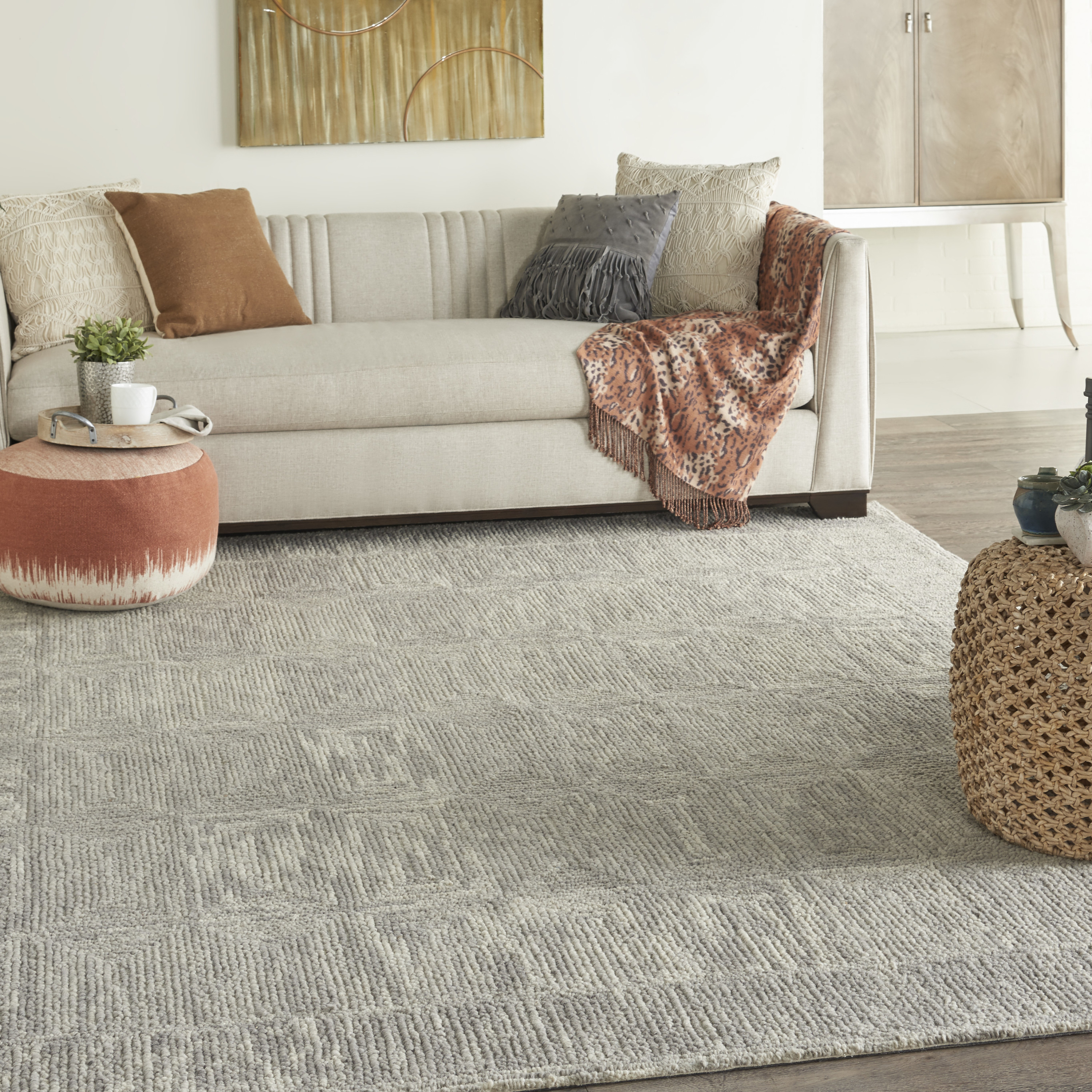 Nourison Colorado 8'3" x 11'6" Grey Modern Indoor Rug