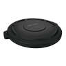 Rubbermaid Commercial, BRUTE, Self-Draining, Round, Resin, 44 gal, Black, Receptacle Lid