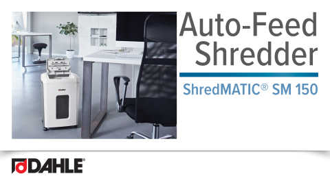 Dahle ShredMATIC® SM 150 Auto-Feed Shredder Video