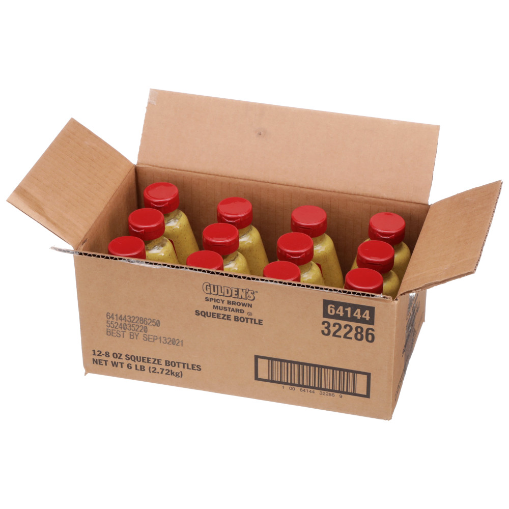 GULDEN'S SPICY BROWN MUSTARD 8 OZ Conagra Foodservice
