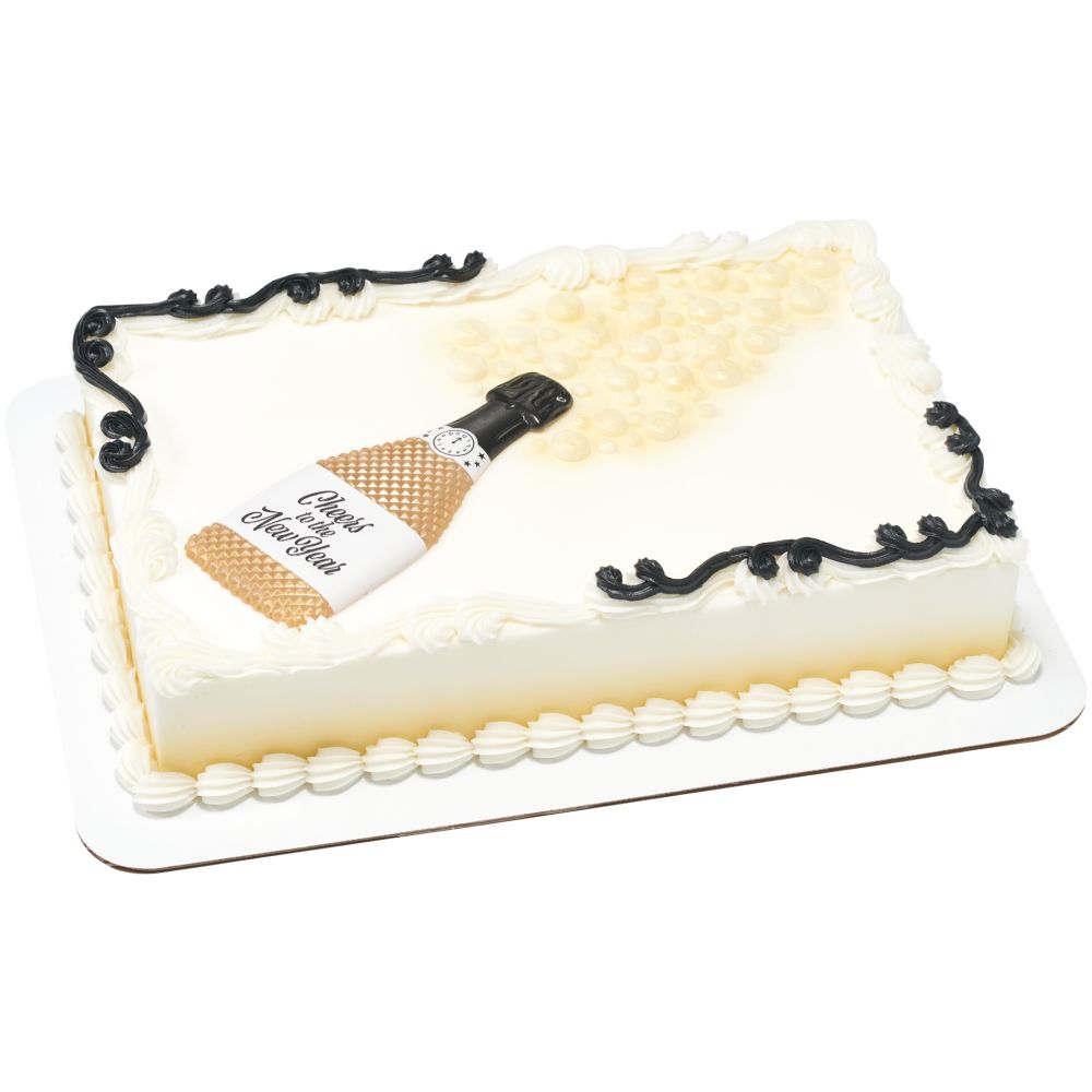 Image Cake Champagne Cheers