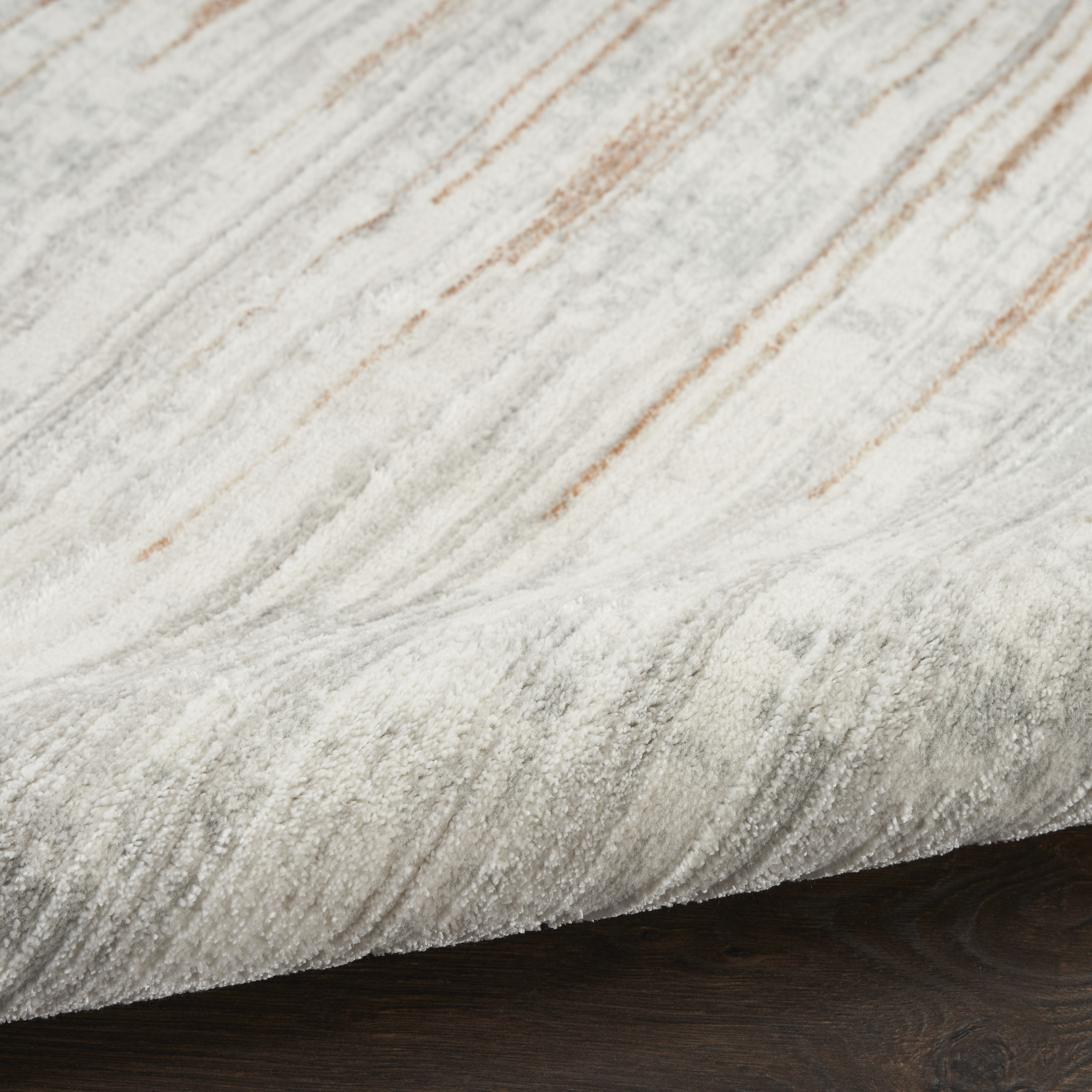 Nourison Home Texture 7'10" x 9'10" Ivory Grey Modern Indoor Rug