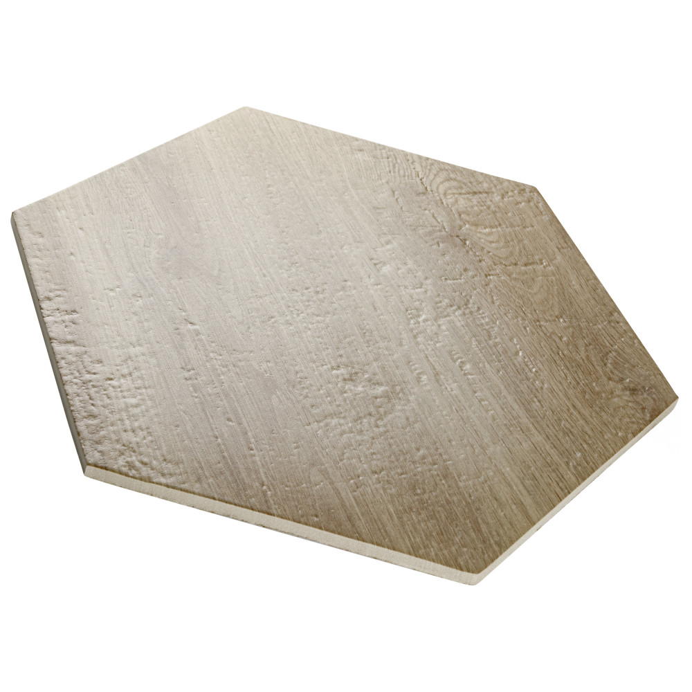 Natura Hex Camel 14-1/8 in. x 16-1/4 in. Porcelain Floor and Wall Tile