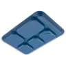 Carlisle, Right-Hand Heavyweight 6-Compartment Melamine Tray 10" x 14", Sandshade