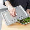 Half-size Super Pan 3® slotted stainless steel cover