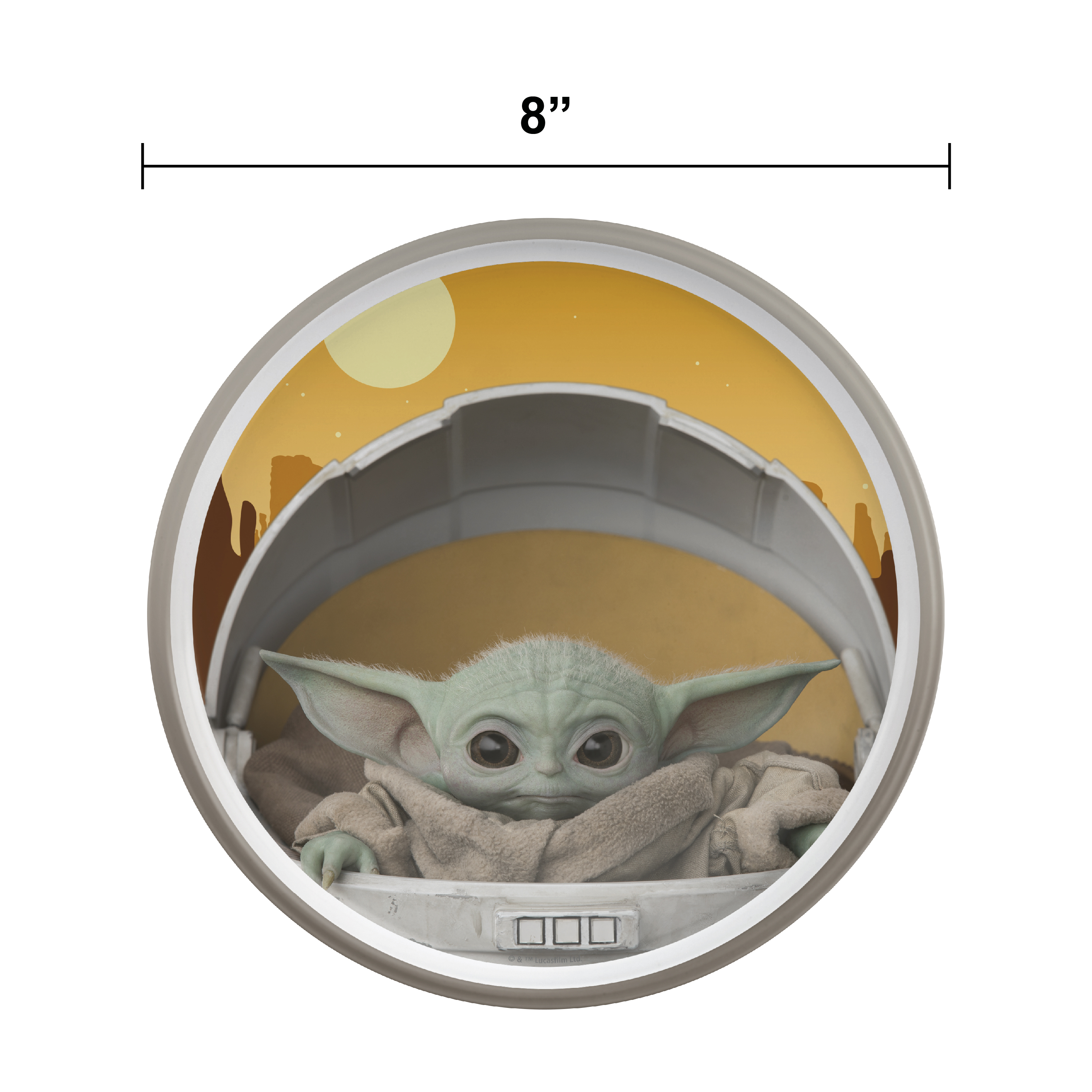 Star Wars: The Mandalorian Kids Dinnerware Set, The Child, 2-piece set slideshow image 6 Star Wars: The Mandalorian Kids Dinnerware Set, The Child, 2-piece set slideshow image 6