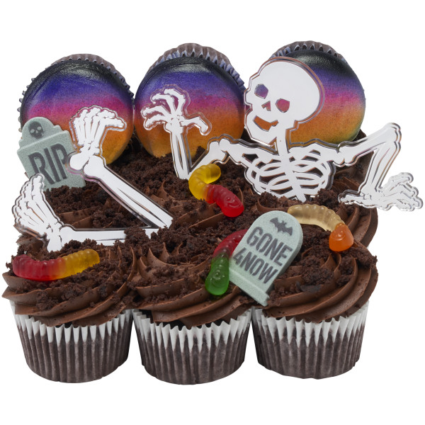 Spooky Skeleton Vertical Layon