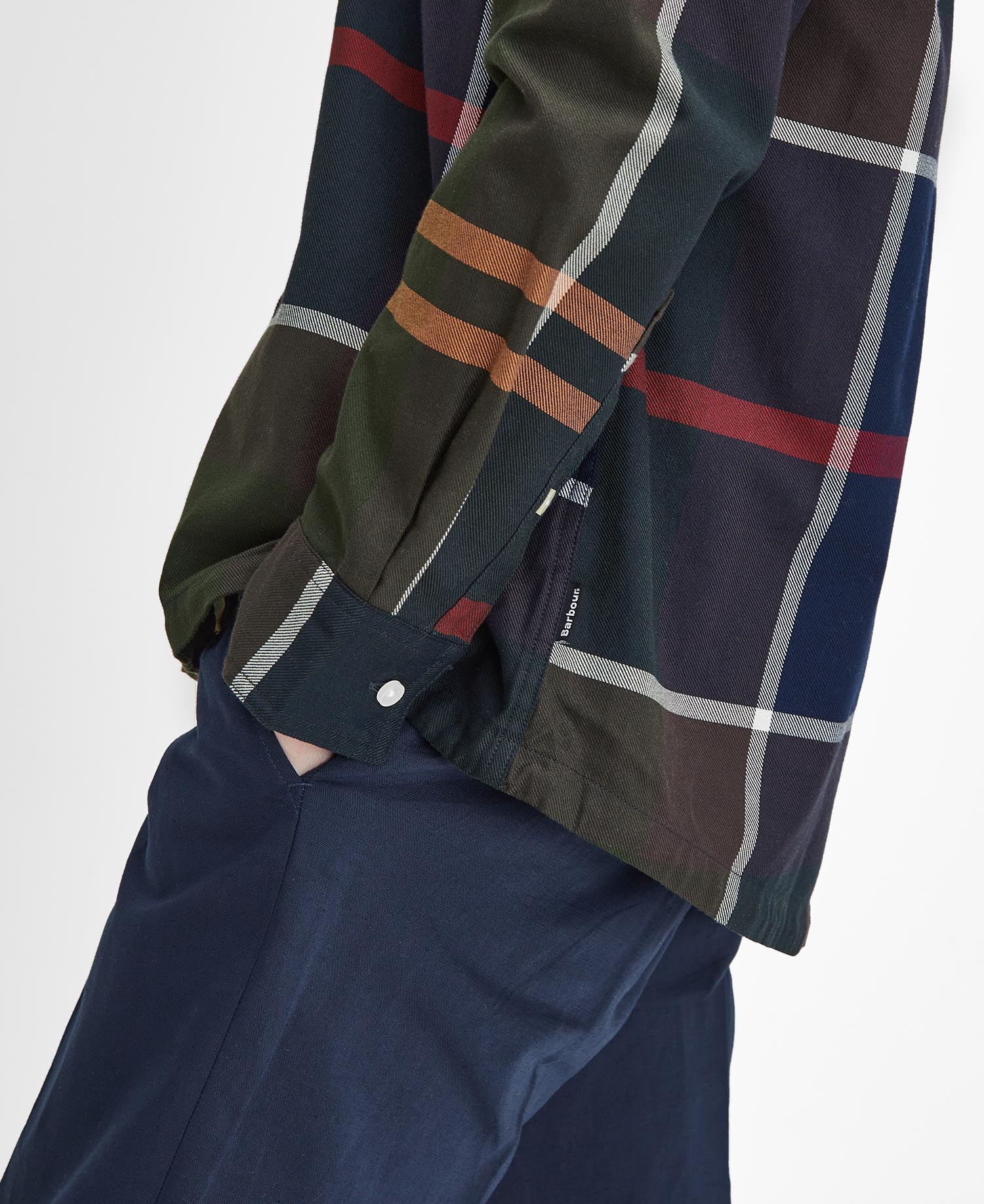 Camicia in tartan oversize a maniche lunghe Renford image number 4