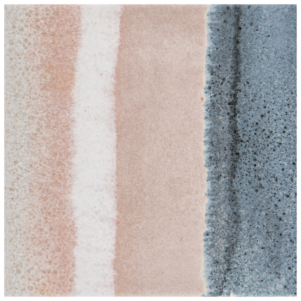 Matter Canvas Taupe Blue 6 in. x 6 in. Porcelain Floor and Wall Tile