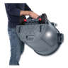 Rubbermaid Commercial, VENTED BRUTE, Wheeled, 44 gal, Plastic, Gray, Round, Receptacle