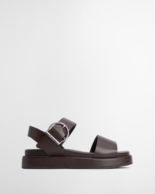 Erin Sandals Dark Brown