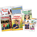 Teacher Created Materials iCivics Grade K: Leadership & Responsibility 5-Book Set + Game Cards SEP131227