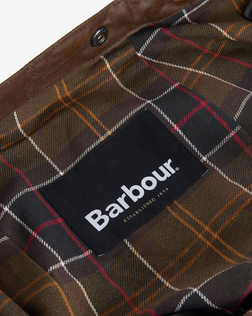 Waxed Cotton Hood Bark