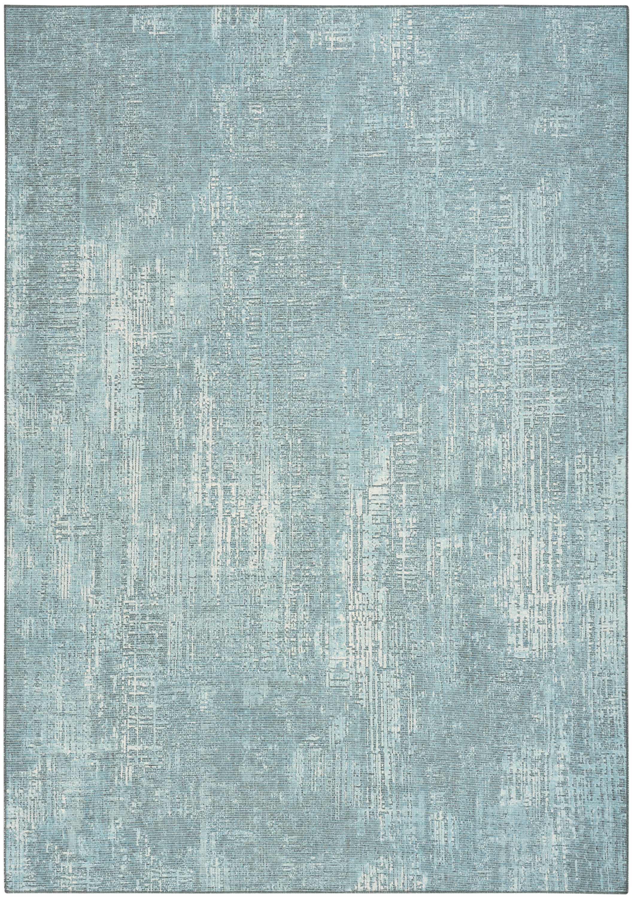Nourison Botanical Washables 4' x 6' Green Modern Indoor Rug