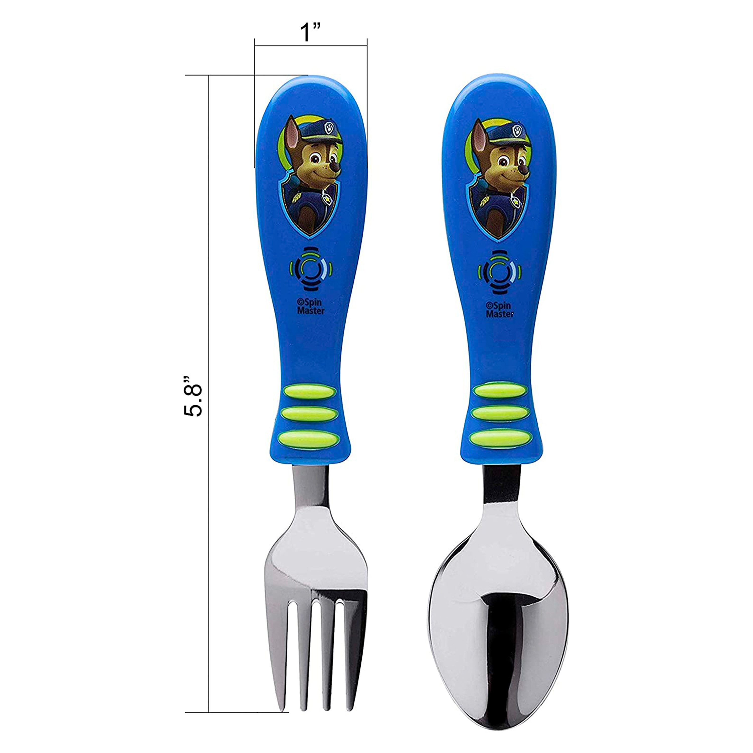 Paw Patrol Flatware Sets, Chase, 2-piece set slideshow image 3 Paw Patrol Flatware Sets, Chase, 2-piece set slideshow image 3