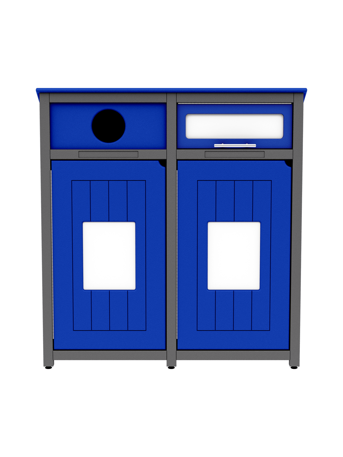 AURA – Double – Unit – Circle-Lift – Blue-Grey