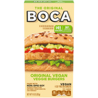  BOCA Non-GMO Soy Original Vegan Veggie Burgers image 