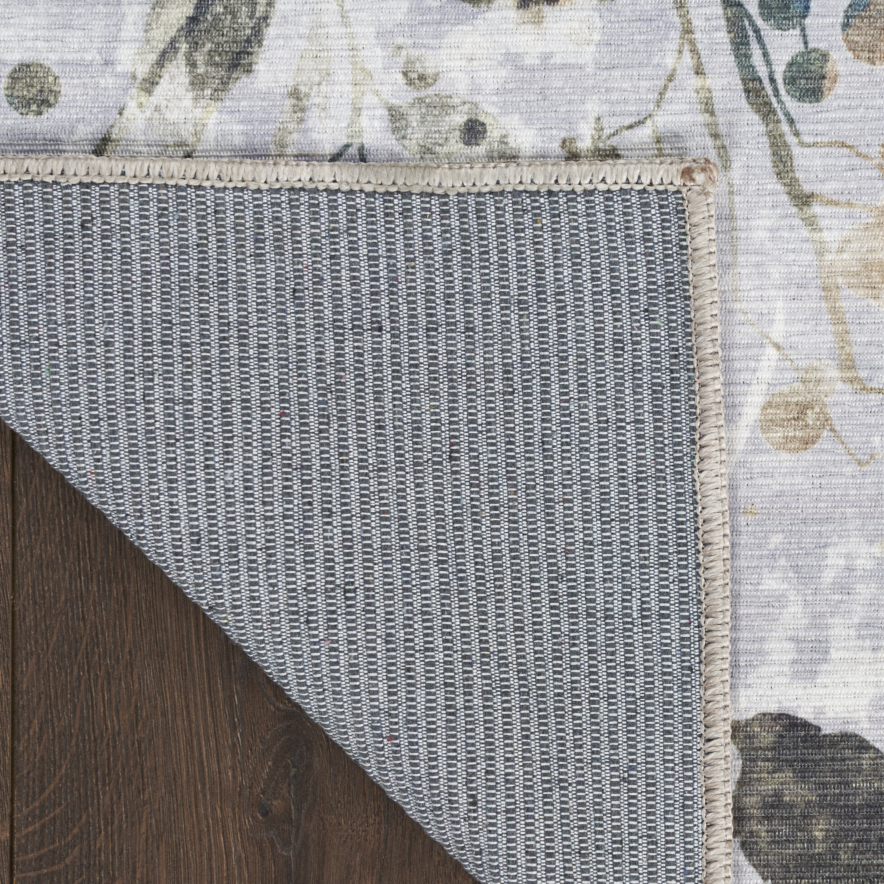 Nourison Nourison Washables 2'2" x 8' Grey Multicolor Contemporary Indoor Rug
