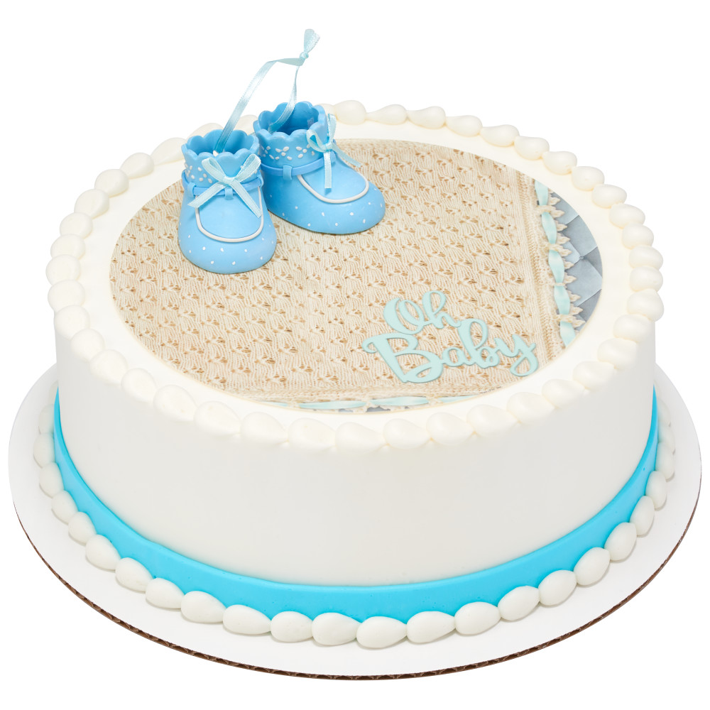 Order Blue Baby Booties Cake Cake from JACQUELINE'S JOLLY CAKERY TEST ...