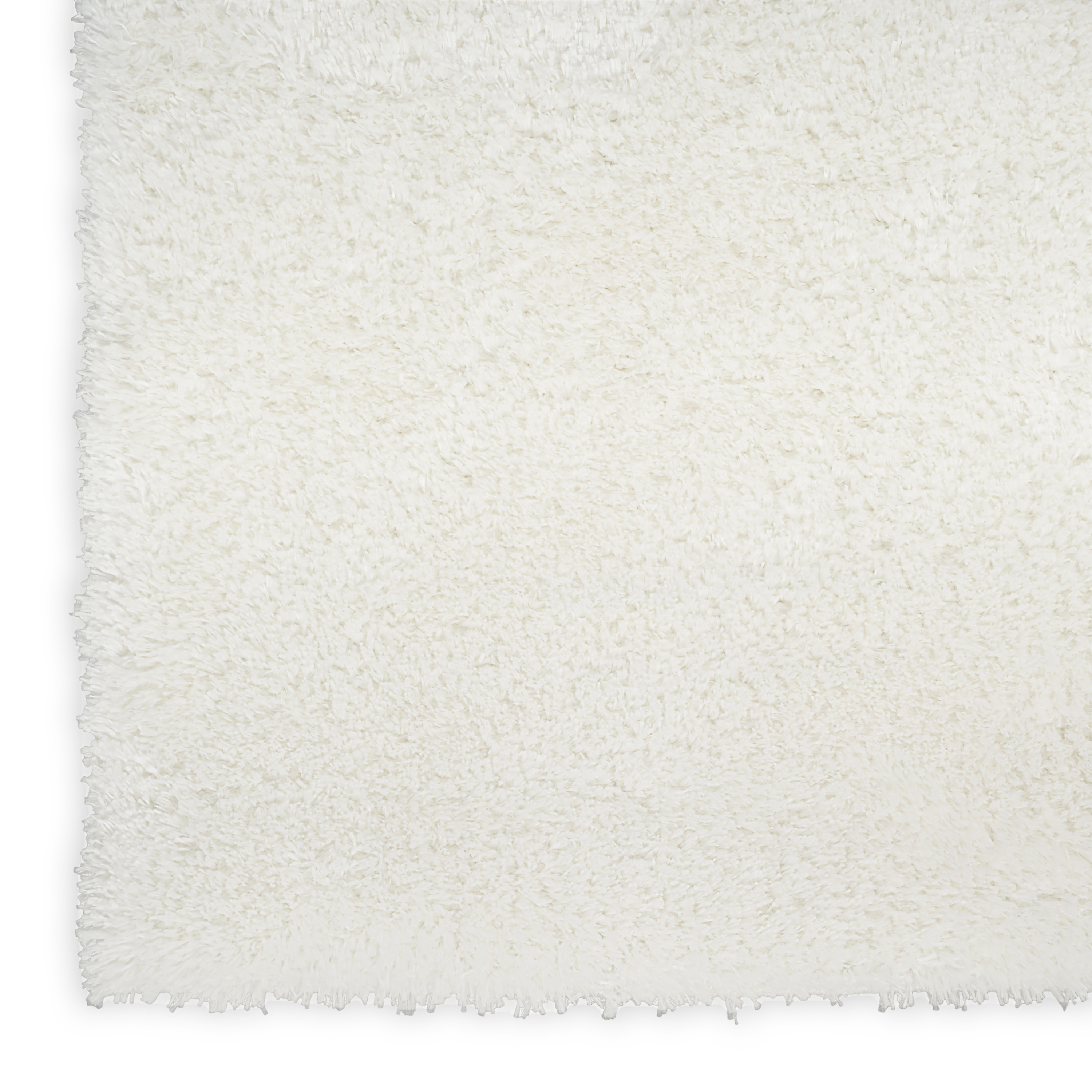 Nourison Pacific Shag 7'10" x 9'10" Ivory Shag Indoor Rug
