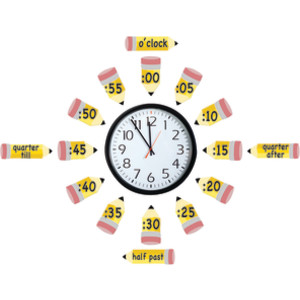 Telling Time Bulletin Board Set
