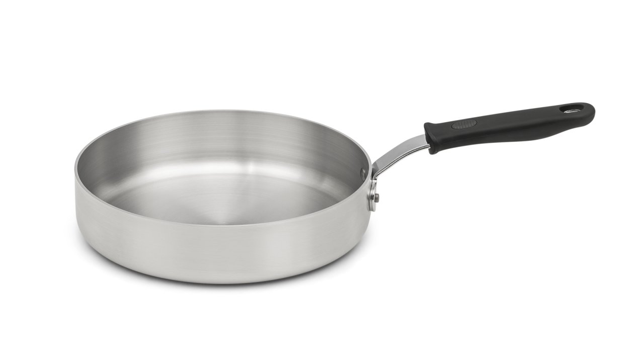3-quart Wear-Ever® aluminum sauté pan in natural finish and silicone handle