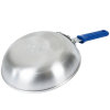 8-inch Wear-Ever® aluminum fry pan with natural finish and Cool Handle® rubber grip sleeve
