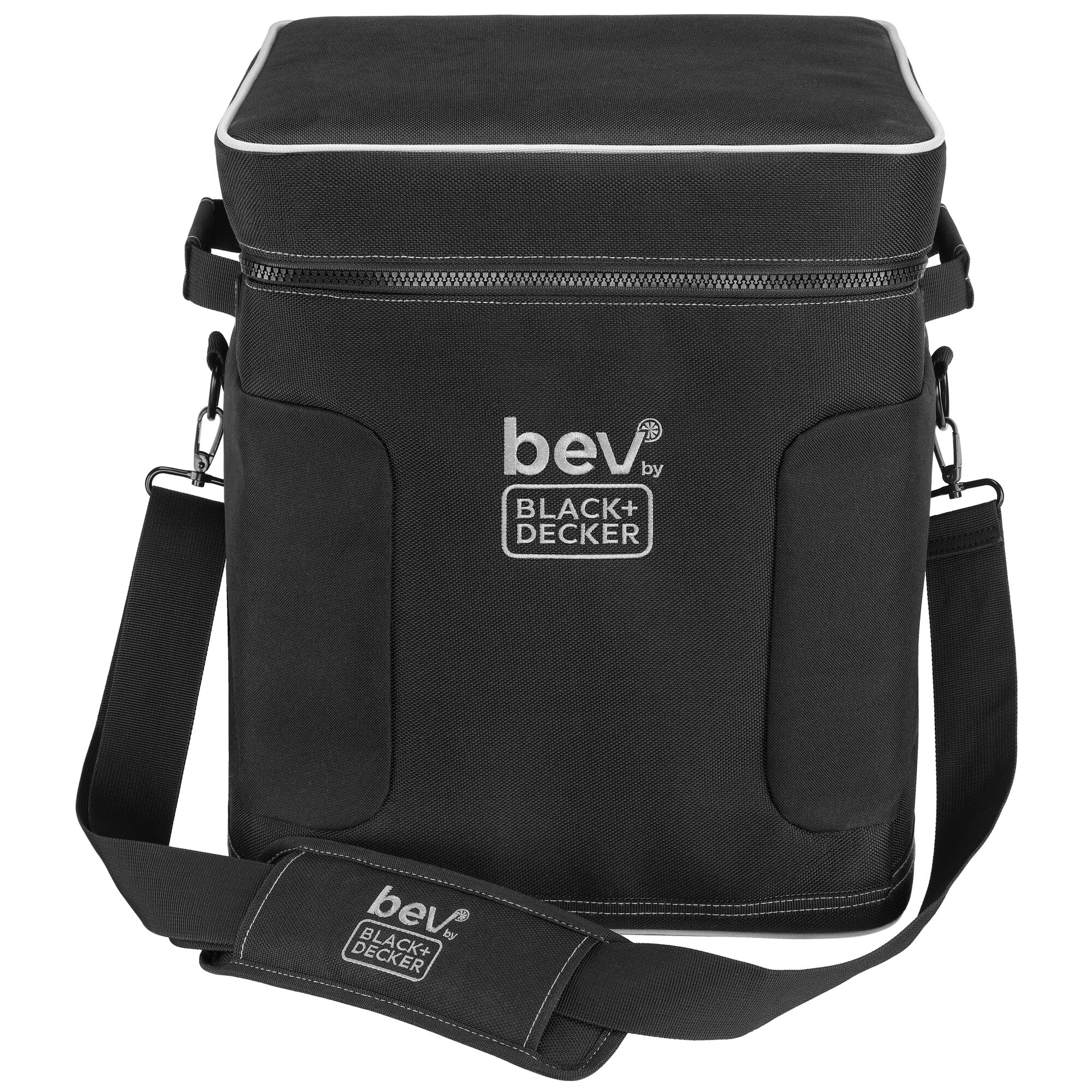front facing view of the bev by BLACK+DECKER™ cocktail maker storage bag