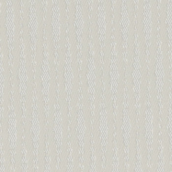 Embossed vertical-striped wallpaper with subtle zigzag ribs, covering an interior wall and creating a soft, textured surface under diffuse neutral lighting.