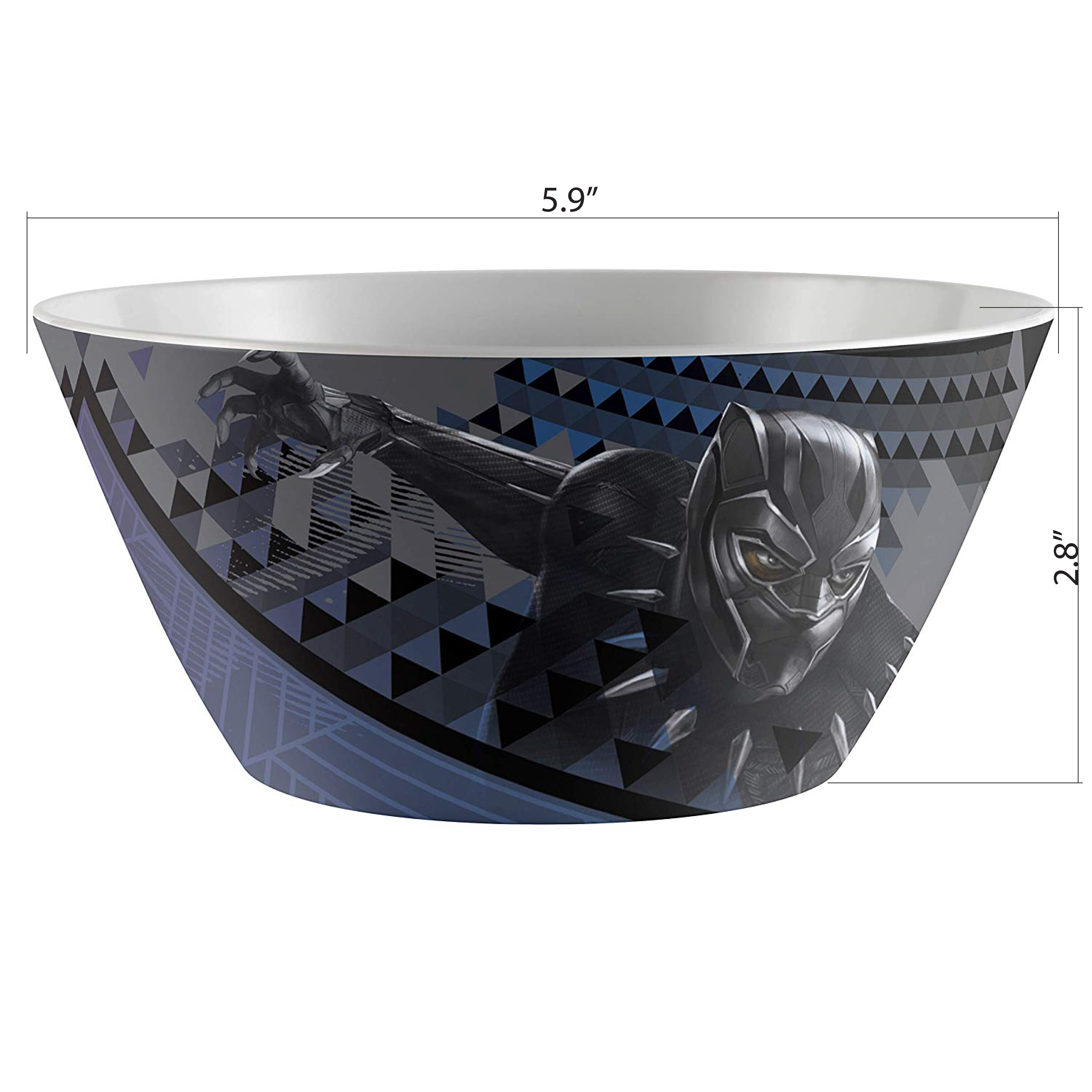Marvel Comics Dinnerware Set, Black Panther, 2-piece set slideshow image 5 Marvel Comics Dinnerware Set, Black Panther, 2-piece set slideshow image 5