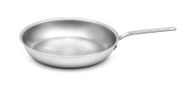 12-inch Wear-Ever® aluminum fry pan with natural finish and plated handle