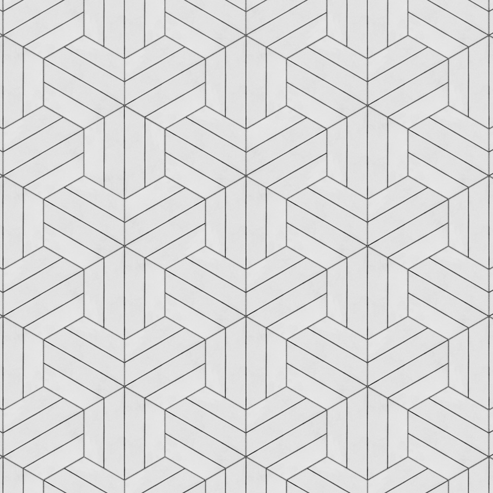 Porto Savona Hex Black 8-5/8 in. x 9-7/8 in. Porcelain Floor and Wall Tile