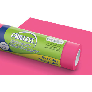 Bulletin Board Art Paper, Magenta, 48" x 50', 1 Roll