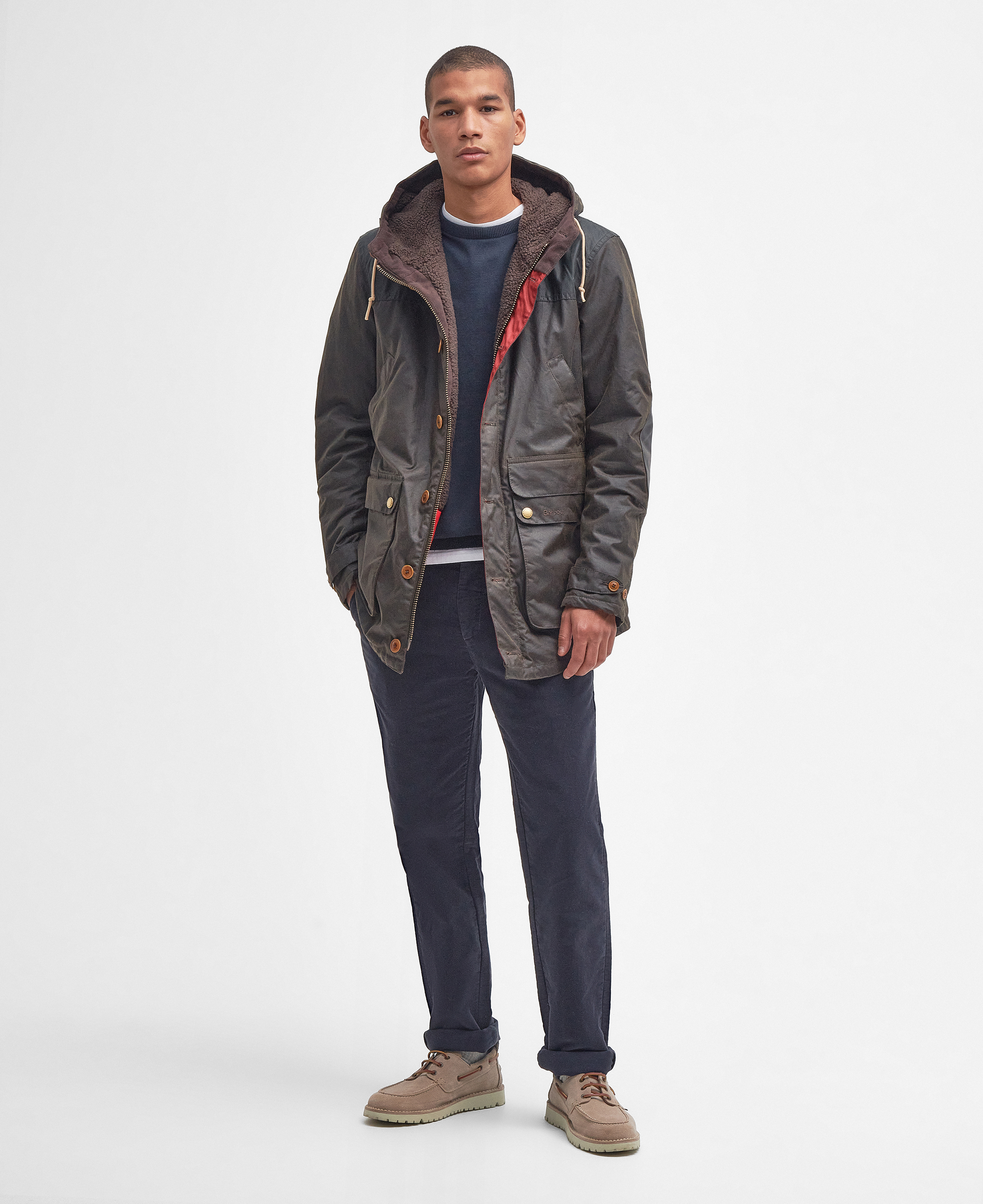 Parka in cotone cerato Game image number 1