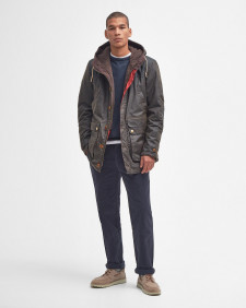 Parka in cotone cerato Game 
