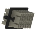 Fiber Optic Adapter Panel, SC Interface, Multimode, Rack/Wall Mount, Electric Ivory