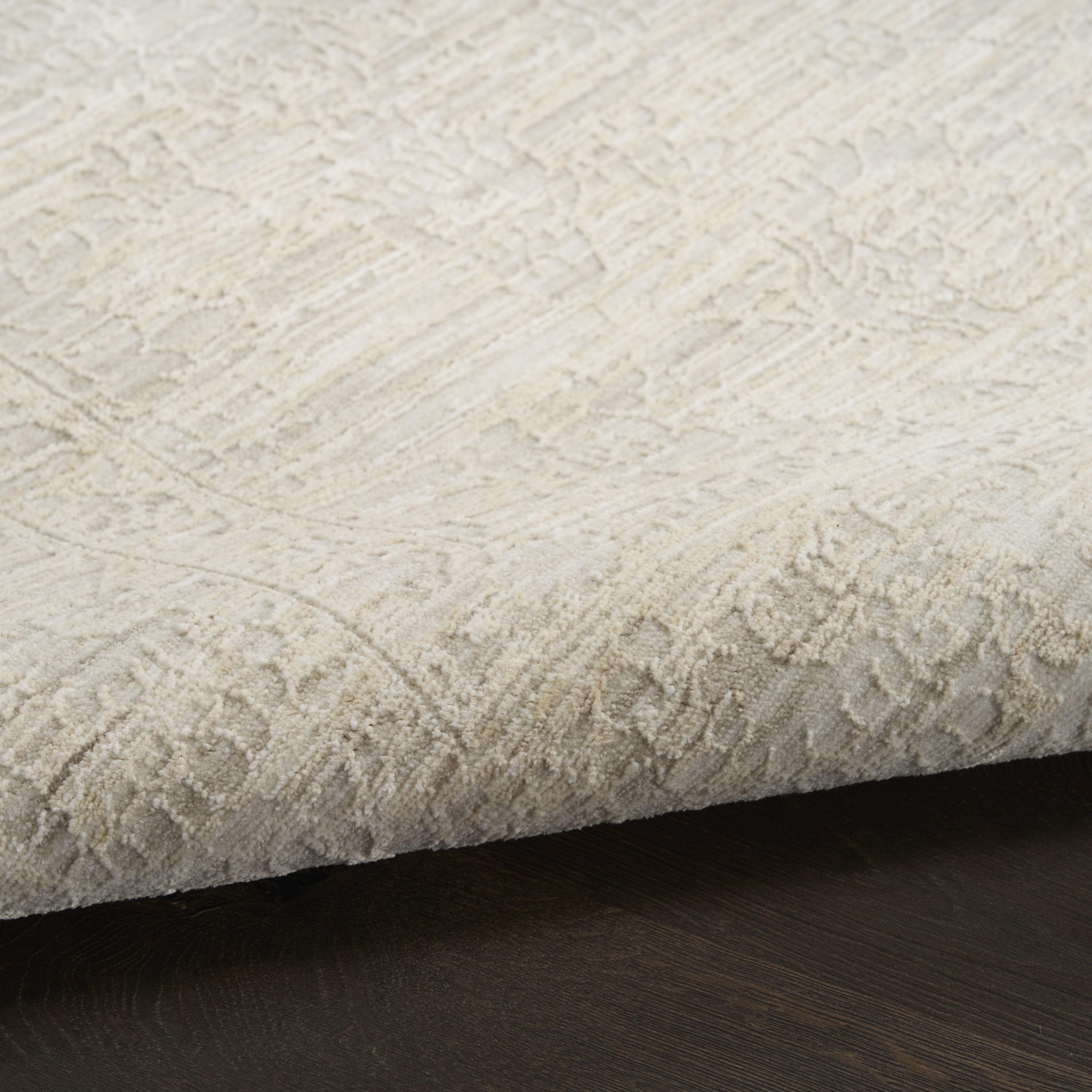 Nourison Shadows 3'11" x 5'11" Ivory Grey Vintage Indoor Rug