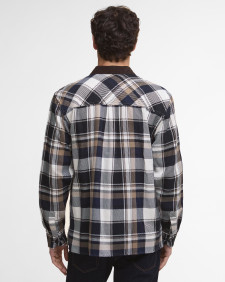 Grasmoor Relaxed Long-Sleeved Shirt Navy